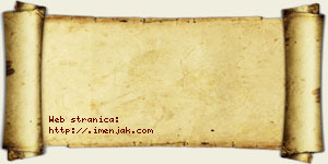 Nikolina Pjanić vizit kartica